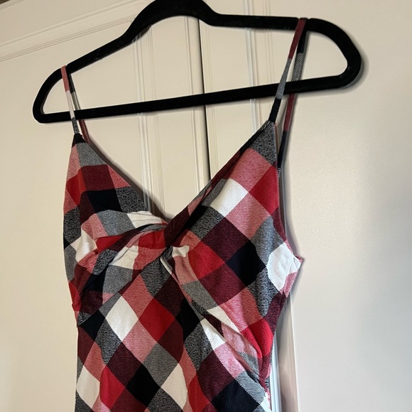 Monse Plaid Twisted Dress - Picture 5 of 16